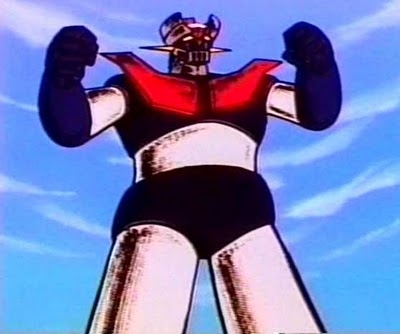 Mazinger-Z, serie de manga y anime creada por el dibujante y guionista japonés Gō Nagai, estrenada en 1972. Imatge en http://elrincondeltaradete.blogspot.com.es/2011_03_01_archive.html "il.lustració"